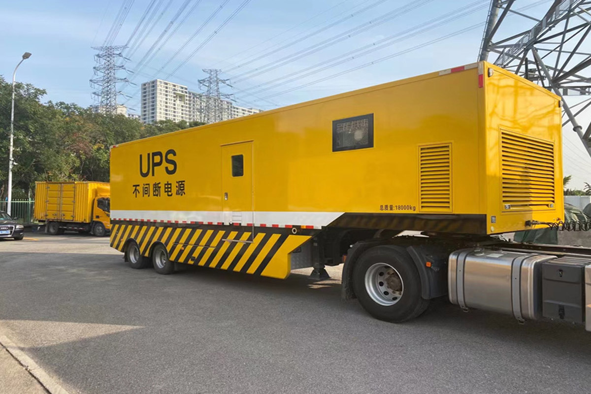 零陵发电机租赁施工现场